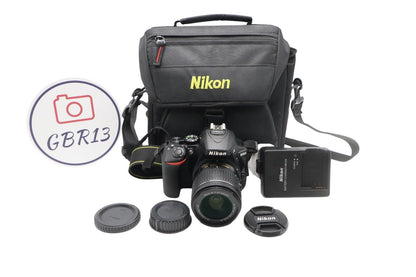 Nikon D5600 24MP Camera DSLR with 18-55mm, Shutter Count 1878, V.G. REFURBISHED