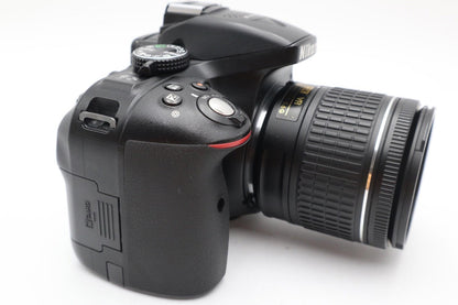 Nikon D5300 24.2MP Camera DSLR with 18-55mm, Shutter Count 15164, VG REFURBISHED