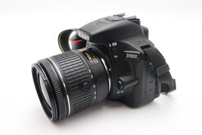 Nikon D5600 24MP Camera DSLR with 18-55mm, Shutter Count 1878, V.G. REFURBISHED