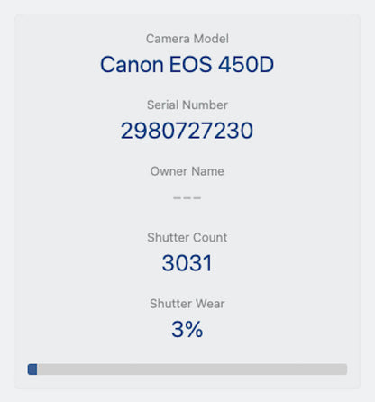 Canon 450D DSLR Camera 12.2MP with 18-55mm, Shutter Count 3031, Good Condition