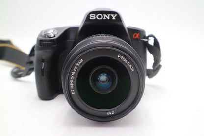 Sony Alpha A290 Camera DSLR 14.2MP with 18-55mm, Shutter Count 15422, Good Cond.