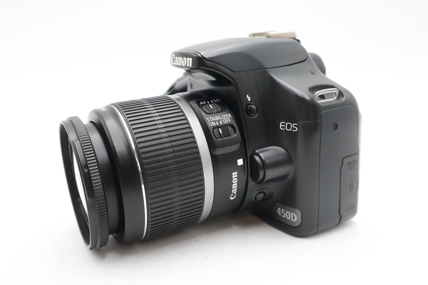 Canon 450D DSLR Camera 12.2MP with 18-55mm, Shutter Count 8819, Good REFURBISHED