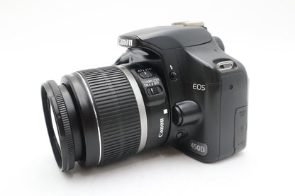 Canon 450D DSLR Camera 12.2MP with 18-55mm, Shutter Count 8819, Good REFURBISHED