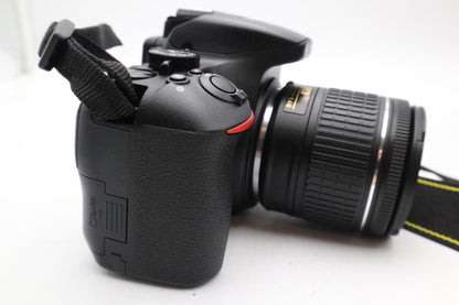 Nikon D3500 DSLR Camera 24.2MP with 18-55mm, Shutter Count 480 V.G. REFURBISHED