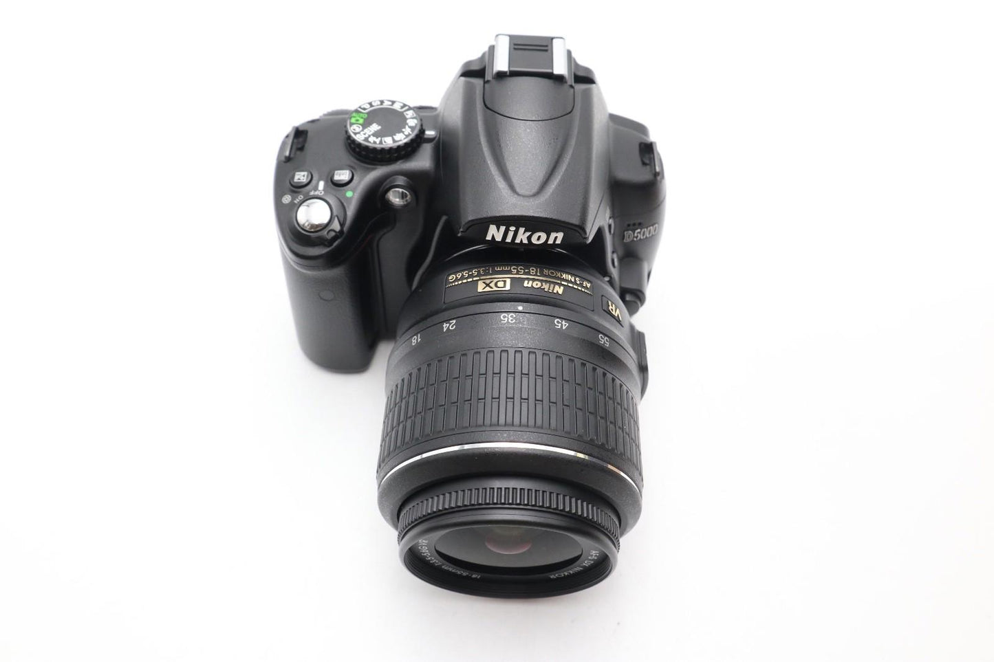 Nikon D5000 DSLR Camera 12.3MP Kit with 18-55mm Shutter Count 10063, REFURBISHED