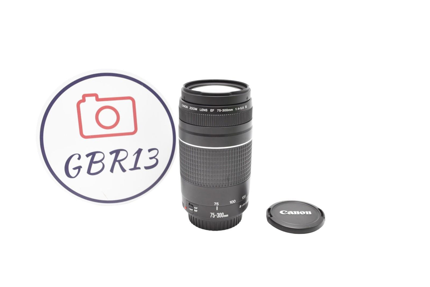 Canon 75-300mm F/4-5.6 III EF AF Telephoto Lens, Full Frame, Good Condition