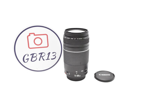 Canon 75-300mm F/4-5.6 III EF AF Telephoto Lens, Full Frame, Good Condition