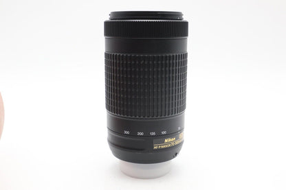 Nikon 70-300mm Telephoto Lens F/4.5-6.3 G ED DX VR, AF-P, Very Good REFURBISHED