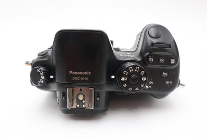 Panasonic GH4 Mirrorless Camera 16MP 4K Body Only, Shutter Count 12365 V.G. Cond