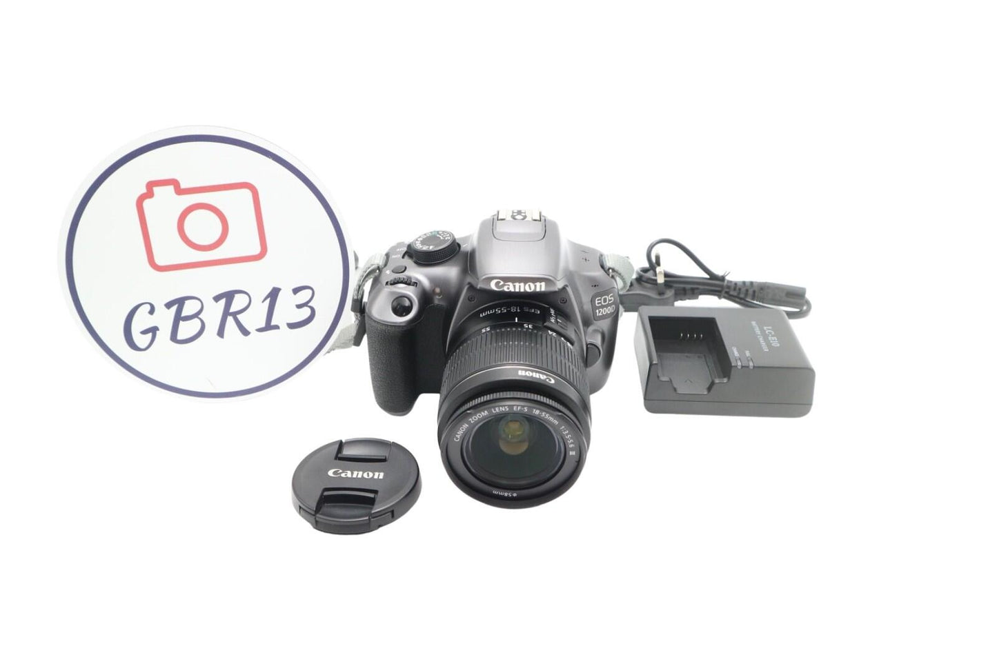 Canon EOS 1200D DSLR Camera + 18-55mm Lens , Shutter Count 6060, 1 Year Warranty
