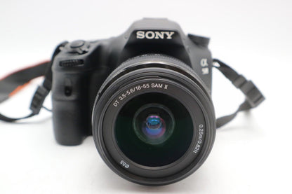 Sony A58 DSLR Camera 20.1MP with 18-55mm, Shutter Count 1472, Good REFURBISHED