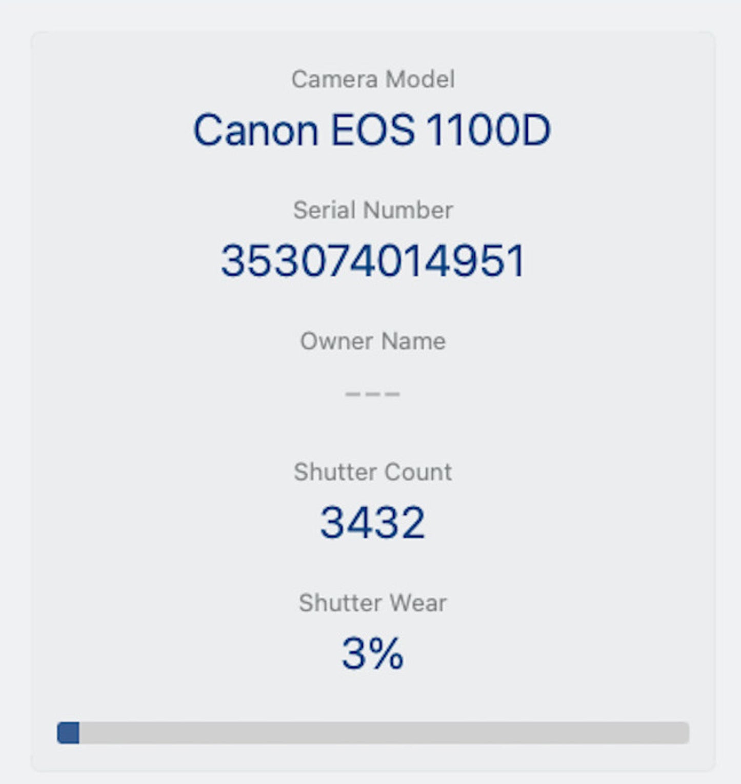Canon 1100D DSLR Camera Kit with 18-55mm, Shutter Count 3432, Good REFURBISHED