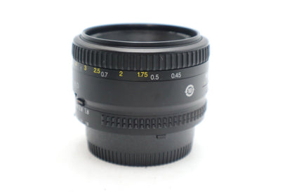 Nikon 50mm F1.8D Lens AF Nikkor Sharp Portrait, Fixed Prime, Good Condition