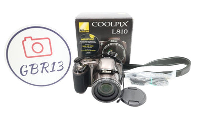 Nikon Coolpix L810 Camera 16MP, 26x Zoom, Digital Bridge, Good Condition