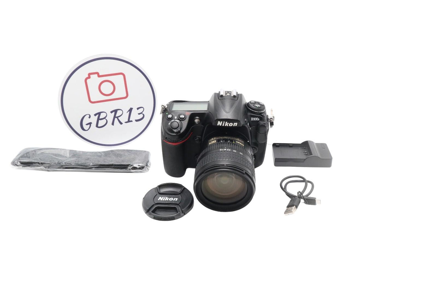 Nikon D300S DSLR Camera 12.3MP with 18-70mm Lens, Shutter Count 29%, Good Cond.