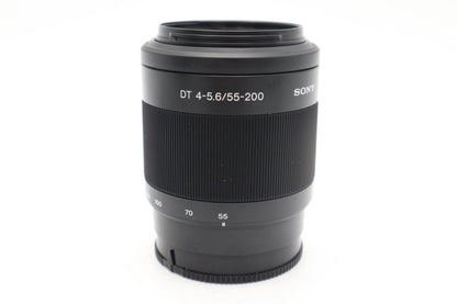 Sony 55-200mm F4-5.6 Lens, SAL55200, Telephoto Sony for A-Mount, V. G. REFURB.