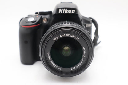 Nikon D5300 24.2MP Camera DSLR with 18-55mm Lens, Shutter Count 3150, VG. REFURB