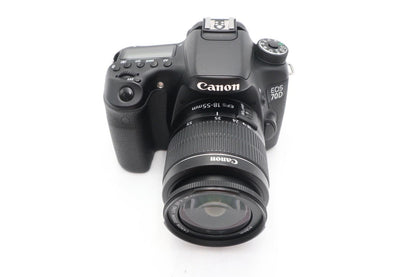 Canon 70D DSLR Camera 20.2MP with 18-55mm, Shutter Count 5351, V. G. REFURBISHED