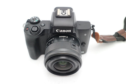 Canon M50 Mark II Camera 24MP with 15-45mm, 11000 Shutter Count  1 Year Warranty