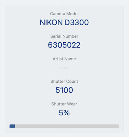 Nikon D3300 DSLR Camera 24.2MP with 18-55mm, Shutter Count 5100, Very Good Cond.
