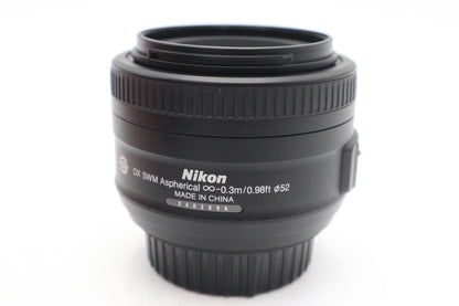 Nikon 35mm Prime Lens F1.8G AF-S DX SWM Very Sharp Portrait, Exc. REFURBISHED