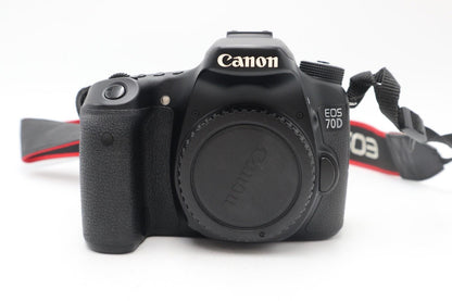 Canon 70D DSLR Camera 20.2MP Body Only, Shutter Count 23180, Good Condition