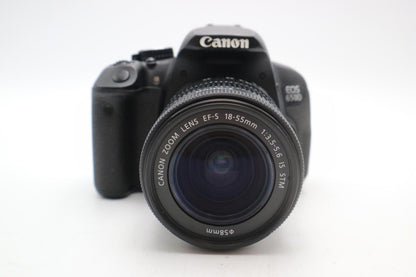Canon 650D DLSR Camera 18.0MP with Canon 18-55mm IS STM Lens, Good Condition