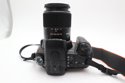 Sony A350 DSLR Camera 14.2MP with 18-70mm Lens, Tilting Screen, Good Condition