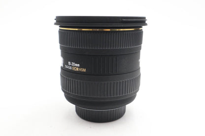 Sigma 10-20mm Lens F4-5.6 EX HSM DC AF Wide Angle for Nikon DX, Good REFURBISHED