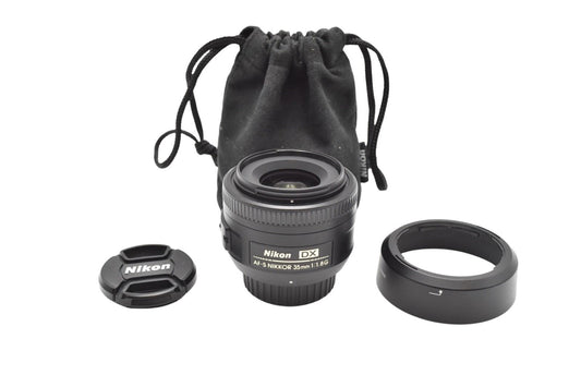 Nikon 35mm Prime Lens F1.8G AF-S DX SWM Very Sharp Portrait, Good REFURBISHED