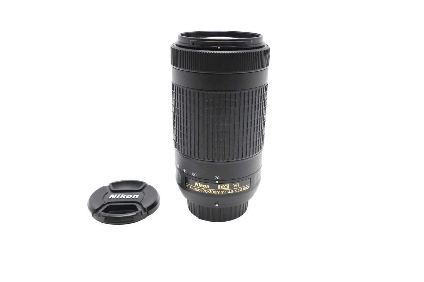 Nikon 70-300mm Telephoto Lens F/4.5-6.3 G ED DX VR, AF-P, Very Good REFURBISHED