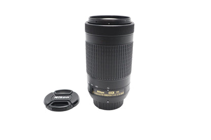 Nikon 70-300mm Telephoto Lens F/4.5-6.3 G ED DX VR, AF-P, Very Good REFURBISHED