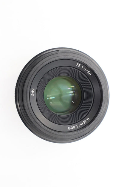 Sony 50mm F/1.8 Lens FE, Prime Portrait, SEL50F18F for Sony E-Mount, REFURBISHED