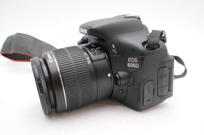 Canon 600D DSLR Camera 18MP with 18-55mm, Shutter Count 8303, V. Good Condition
