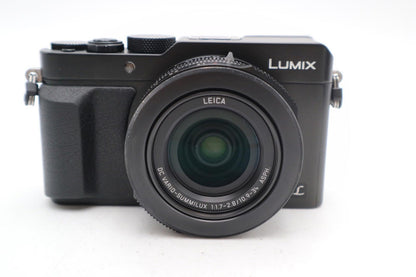 Panasonic LUMIX DMC-LX100 Compact Camera 12.8MP, M43 Sensor, 4K, V. G. Condition
