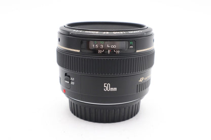 Canon 50mm Prime Lens f/1.4 USM Sharp, Portrait, Full Frame, V. Good REFURBISHED