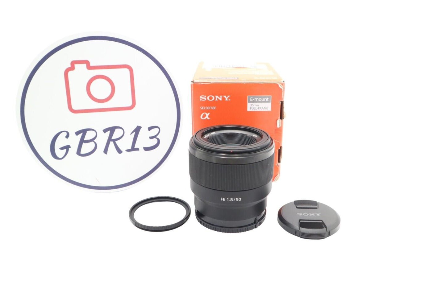 Sony 50mm F/1.8 Lens FE, Prime Portrait, SEL50F18F for Sony E-Mount, REFURBISHED