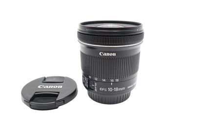 Canon 10-18mm Wide-Angle Lens F/4.5-5.6 IS STM, Stabilised Very Good REFURBISHED