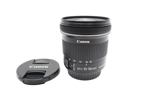 Canon 10-18mm Wide-Angle Lens F/4.5-5.6 IS STM, Stabilised Very Good REFURBISHED