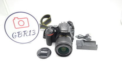 Nikon D3500 DSLR Camera 24.2MP with 18-55mm, Shutter Count 8475 V.G. REFURBISHED