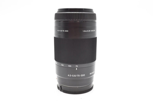Sony 75-300mm Telephoto Lens F4.5-5.6 for Sony A-Mount, SAL75300, G. REFURBISHED