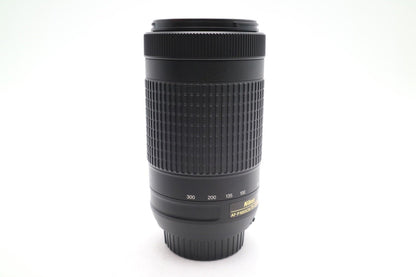 Nikon 70-300mm Telephoto Lens F/4.5-6.3 G ED DX VR, AF-P, Very Good REFURBISHED