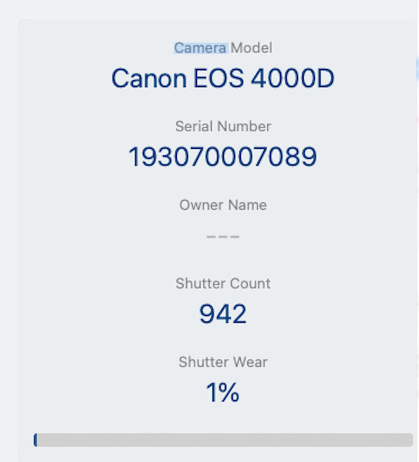 Canon 4000D Camera DSLR 18.0MP with 18-55mm, Shutter Count 942 GOOD REFURBISHED
