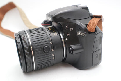 Nikon D3300 DSLR Camera 24.2MP with 18-55mm 1 Year Warranty, Very Good Condition