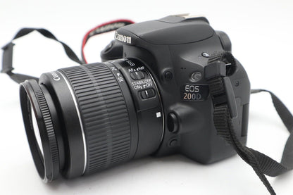 Canon 200D Camera DSLR 24.2MP Kit with 18-55mm, Shutter Count 7664, V Good Cond.