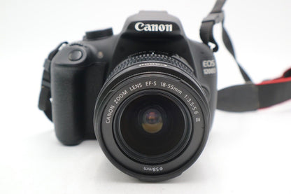 Canon EOS 1200D DSLR Camera + 18-55mm Lens | Very Good Refurb | 12M Warranty UK