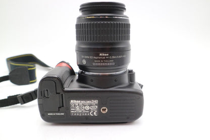 Nikon D40 Camera 6.1MP DSLR with 18-55mm, Shutter Count 14966, Good Condition