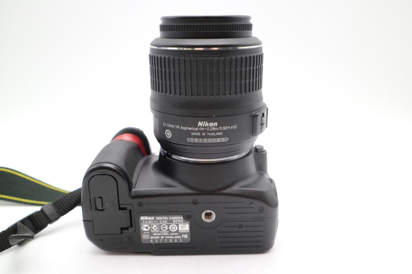 Nikon D3100 DSLR Camera 14.2MP with 18-55mm, Shutter Count 3484, G. REFURBISHED