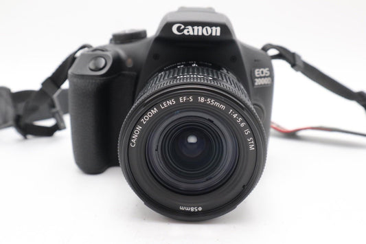 Canon 2000D DSLR Camera 24.1MP with 18-55mm, Shutter Count 9572, Good Condition