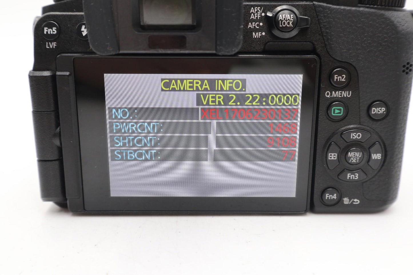 Panasonic G7 Mirrorless Camera 16.0MP with 12-60mm, Shutter Count 9108 Good Cond